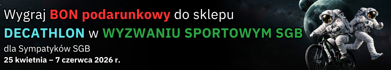 Wyzwanie Sportowe SGB – Wygraj bon podarunkowy do Decathlonu!